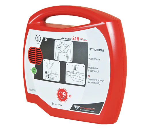 AED Rescue SAM semi-automatic external defibrillator