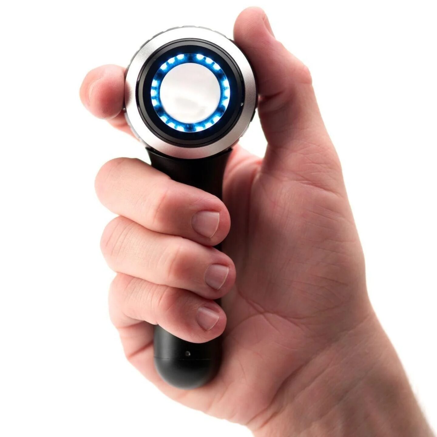 handheld dermatoscope used by dermatologists