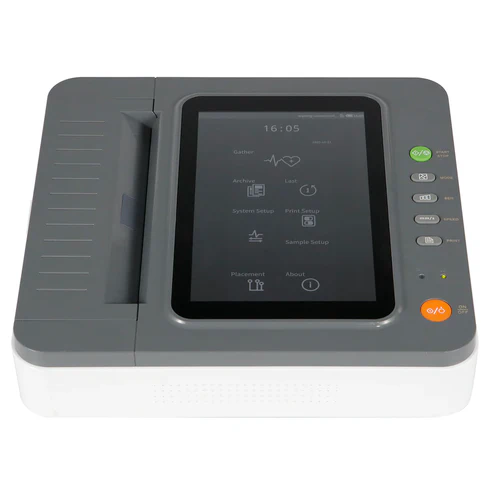 E12 12 lead ECG USB touch screen