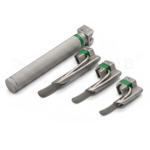 paediatric fiber optic laryngoscope handle