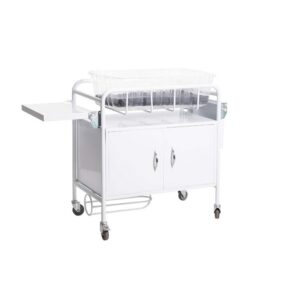 Mobile Baby Cot Bassinet with 2 Doors