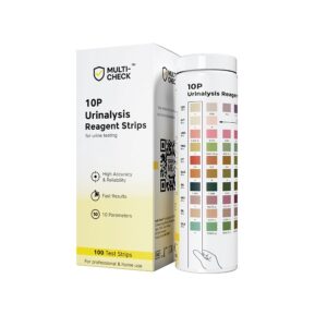 MultiCheck 10 Parameter Urinalysis Test Strips – 100’S