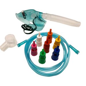 medical oxygen therapy mask for respiratory care