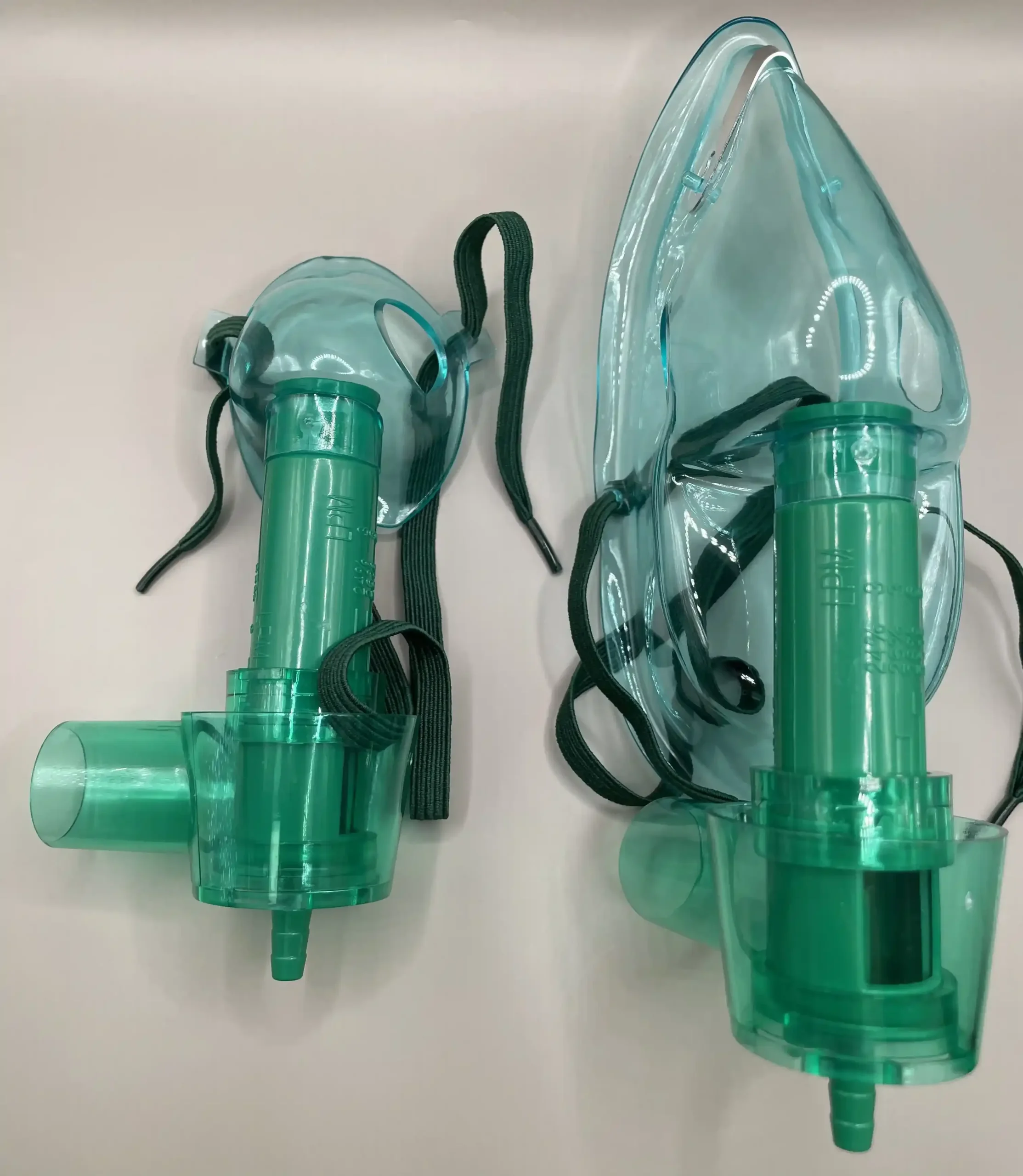 respiratory oxygen mask used in healthcare facilities